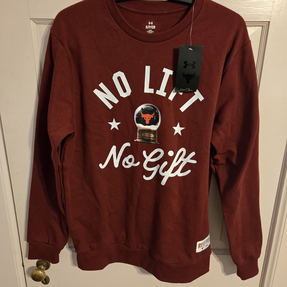 Under Armour Men’s No Lift No Gift Crewneck Sweatshirt - Maroon